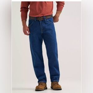 Wrangler Men's Relaxed Fit Blue Jeans - 32x30